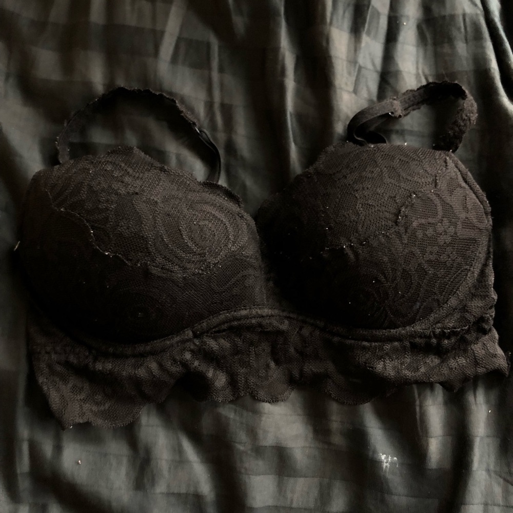 Black bralette bra